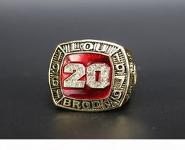 Hall Of Fame Baseball 1961 1979 20 Lou Brock Team Champions Championship Ring With wooden box set souvenir Fan Men Gift Whole2646385