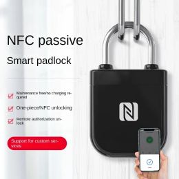 Control Bluetoothcompatible Smart Lock NFC Smart Padlock Mobile Phone NFC Reverse Power Supply Keyless Card Door Padlock