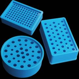 Racks 34/38/96 Holes 0.2/1.5/2ml Columnar Round Rectangle Blue Plastic Laboratory Centrifuge Tube PCR Ice Freezer Storage Box