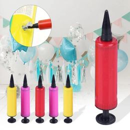 Party Decoration Random Color Balloon Pump Air Inflator Hand Push Portable Useful Accessories For Wedding Birthday Decor Supplies