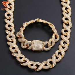 Wholesale Price Necklace Iced Out cuban chain D VVS Moissanite Diamond Custom Hip Hop Jewelry Cuban Link Chain