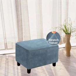 Chair Covers Stretching Footstool Low Sofa Solid Elasticity Simple Step Stool Cover Dustproof Furniture Protection Series Modern Style