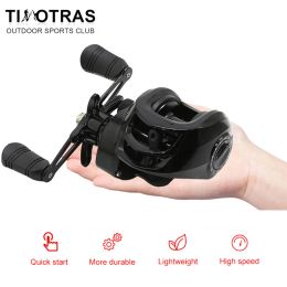 Accessories Metal Left/Right hand Baitcasting Reel High Speed 8.1:1 Gear Ratio Fresh Saltwater Magnetic Brake System Ultralight Fishing