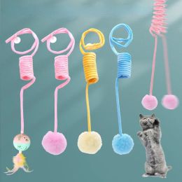 Toys New Cat Toy Funny Selfhey Hanging Door Automatic Scratch Rope Cat Stick Eagle Cat Interactive Cat Automatic Toy Supplies