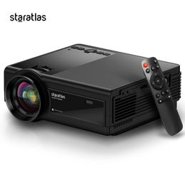 Projector With WiFi And BT 5G Native 1080P Home Theatre Video Portable Outdoor Compatible USBVGAHDMIPhone 240419