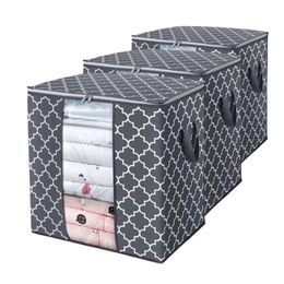 Trösterstoff faltbare nicht gewebte Haushaltsbekleidung Aufbewahrungstasche staubdes Quilt Organizer Haushaltsbedarf