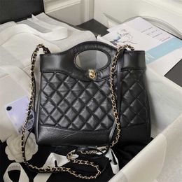 Tote bag high definition Xiaoxiangjia Diamond Chequered Sheepskin Handheld Shopping Single Crossbody Womens