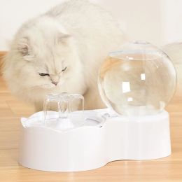 Purifiers 2.3L Cat Automatic Gravity Fountain With Faucet Dog Water Dispenser Transparent Philtre Drinker Pet Sensor Auto Drinking Feeder