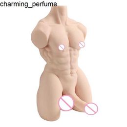 5kg 9kg adult male torso simulated half body dildo sex doll realistic male dildo soft penis silicone female masturbation device