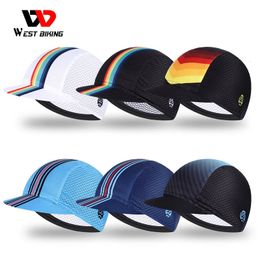 WEST BIKING Summer Cycling Skull Caps Anti-UV Bike Hat Helmet Liner Men Women Outdoor Running Skiing Motorcycle Bicycle Caps 240422