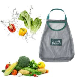 Bags Vegetable Bags Kitchen Fruits Vegetables Storage Hanging Bag Reusable Grocery Produce Bags Mesh Onion Grocery Ecology Mesh Bag