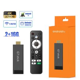 Stick G7 4K TV Stick Amlogic S905Y4 Android 11.0 Smart TV Box 2GB+16GB 2.4G/5G WiFi Bluetooth 5.0 HDR 10 Media Player Set Top Box