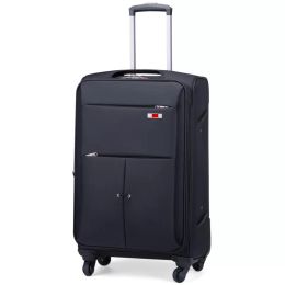 Luggage Universal wheels trolley luggage bag travel bag 24 26 Trolley suitcase commercial 16 18 20 22 inch drag boxes for men vs women