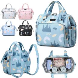 Bags Fashion Mommy Bag Multifunctional Print Backpack Lightweight Mother and Baby Bag Waterproof Storage Handbag Messenger Bag