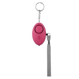 Self Defense Alarm 120dB Egg Shape Girl Women Security Protect Alert Personal Safety Scream Loud Keychain Emergency DefenseAlarm