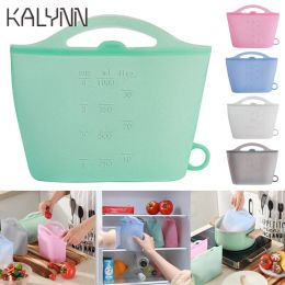 Bags Food Silicone Food Storage Bag Reusable Ziplock Bags for Food Storage Airtight Seal Microwave Safe Fruit Vegetable Storage Bag