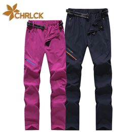 CHRLCK Men's Thin Camping Hiking Pants Summer Quick Dry Trekking Climbing Fishing Sport Outdoor Trousers Women Breathable 240420