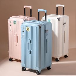 Luggage Five Wheel Large Capacity Thickened Trolley Box Universal Wheels For Overseas Shipment Password Luggage Suitcase Case Pack Trunk