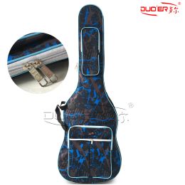 Bags Oxford Fabric Electric Guitar Case Camouflage Electric Bass Double Straps 600D Thickening Waterproof Backpack