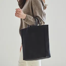 Shopping Bags Simple Canvas Casual Bag Commuter Handbag Fashion All-match Explosion Style Trend Street Female