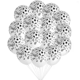 Party Decoration Soccer Theme Decor Kick Print Latex Balloon Set Sports Boy Birthday Football Events Layout Supplies 15Pcs