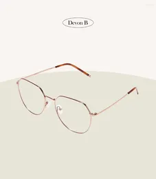 Sunglasses Frames Korean DEVON B Eyeglass Frame Women Myopia Hyperopia Optical Astigmatism Prescription Glasses Unisex Vintage Eyewear