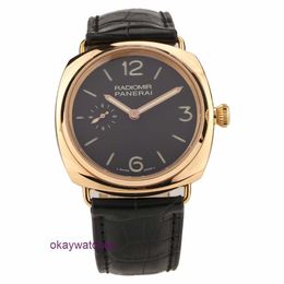 Pannerai watch luxury designer Series 18k Rose Gold Manual Mechanical Mens Watch PAM00378