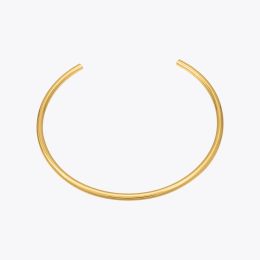 Necklaces ENFASHION Simple Open Choker Necklace For Women Necklaces 18K Plated Gold Collares Fashion Gift Party Jewellery Travel Trendy 9047