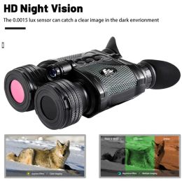 Cameras New B03V6.539X50 Digital Night Vision Binoculars with 10600m Laser Rangefinder Long Range in Night Observation Hunting camera