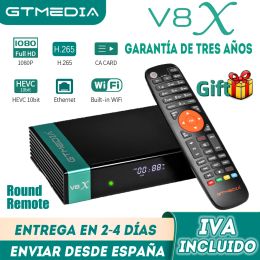 Receivers Full HD Gtmedia V8X satellite receiver with mars built in wifi gtmedia v8 nova v9 prime 1080p gtmedia v7 s2x send from Spain