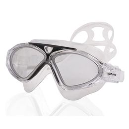 JIEJIA Super Big Adult Waterproof Swim Glasses Swimming glasses Clear Version Diving goggles Professional Anti-Fog Sport Eyewear 240417