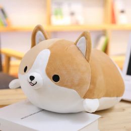 Dolls Corgi Dog Plush Toy Cute Cartoon Kawaii Stuffed Soft Doll Cushion Boys Girls Anti Stress Cushion Pillow Toys For Children Kids