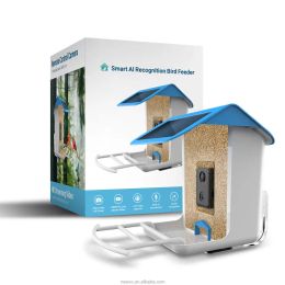 Control SunGusuOutdoor Wireless WiFi Smart Bird Feeder, 1080P Solar Powered Camera, AI Identify, Species App Connection