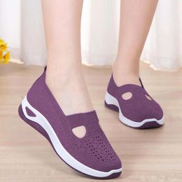 Casual Shoes Size 13 Womens Dress Women'S Woven Orthopaedic Breathable Soft Go Walking Slip On Foam Work