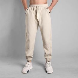 Running Pants Mens Casual Spring Jogging Gym Fitness Sweatpants Quick Dry Breathable Sports Bodybuilding Trousers 240412