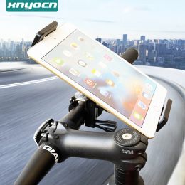 Stands Universal 712 inch Motorcycle Bicycle Holder Mount Exercise Bike Bracket 360 Degree Stand Holder For Tablet PC Whosale Dropship