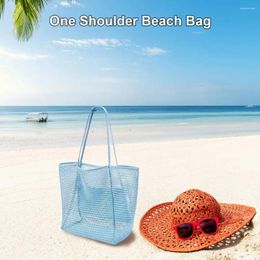 Storage Bags Excellent Tote Bag Lightweight Foldable Mesh Beach Sling Washable Outdoor Shoulder Traveling