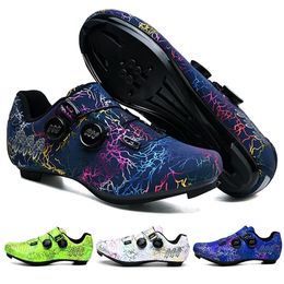 Men Cycling Shoes Lightweight Breathable Road Cycling Shoes Outdoor Mountain Aff-Road MTB Shoes Men Cycling Sports Shoes 240416