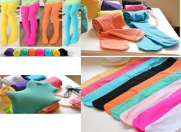 Lowest stock Here 2016 New Girls Candy Color Velet Baby Tights for girl children pantyhose for 312Years 13 colors avail5507749