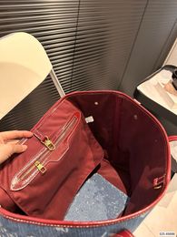 New Denim Totes bag Designers Bags womens Handbags high qulity lady crossbody Shoulder Bag shopping tote coin purse 2 pcs/set M45686
