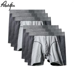 Underpants 6Pcs/lot Large Boxers Shorts Mens Cotton Underwear Long Boxer Men Brand Panties Men's Plus Size