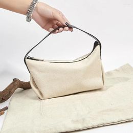 Storage Bags Handbag Canvas Casual Pouch Fashionable Makeup Handbags Travelling Zipper Bag Hand-held Toiletry Portable