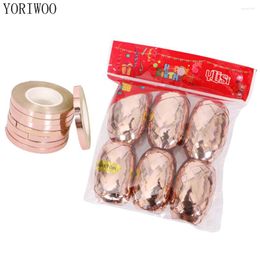 Party Decoration YORIWOO 6pcs 10m Foil Balloons String Rose Gold Balloon Curling Ribbon Happy Birthday Favor Wedding Baby Shower