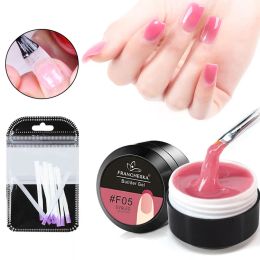 Sets 15ml Nail Care Fiberglass Silk Nails Wrap Stickers for Gel Extension Nail Art Tools Crystal Clear Style Long Lasting Nail Tslm1