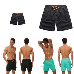 Swimming Shorts Men Solid Color Nylon Breathable Mesh Liner Sports Plus Size Swimsuits Short Swimwear Basketball Short Pant for Man