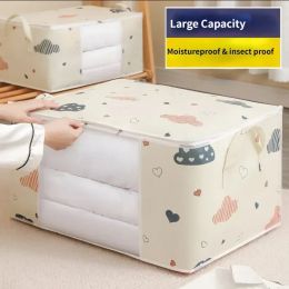 Bags Visual Quilt Storage Bag Household Wardrobe Quilt Clothes Organizer Large Capacity Blanket Sorting Bags Dustproof Moving Bag