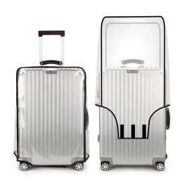 Accessories Full Transparent Luggage Protector Cover Waterproof PVC Trolley Suitcase Cover Dustproof Protective Cover Travel Case