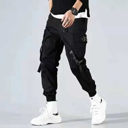 Men's Pants Casual pants mens loose Harun pants Korean version trendy summer work pants mens trendy sports leggings Y240422