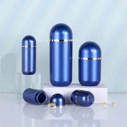 Storage Bottles 30ML Bottle For Healthy Supplement With Screw Cap Plastic Packaging Container Shape Design