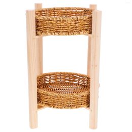 Dinnerware Sets 1 Set Of Desktop Snack Organiser Sundries Holder Portable Storage Basket Fruit Bread